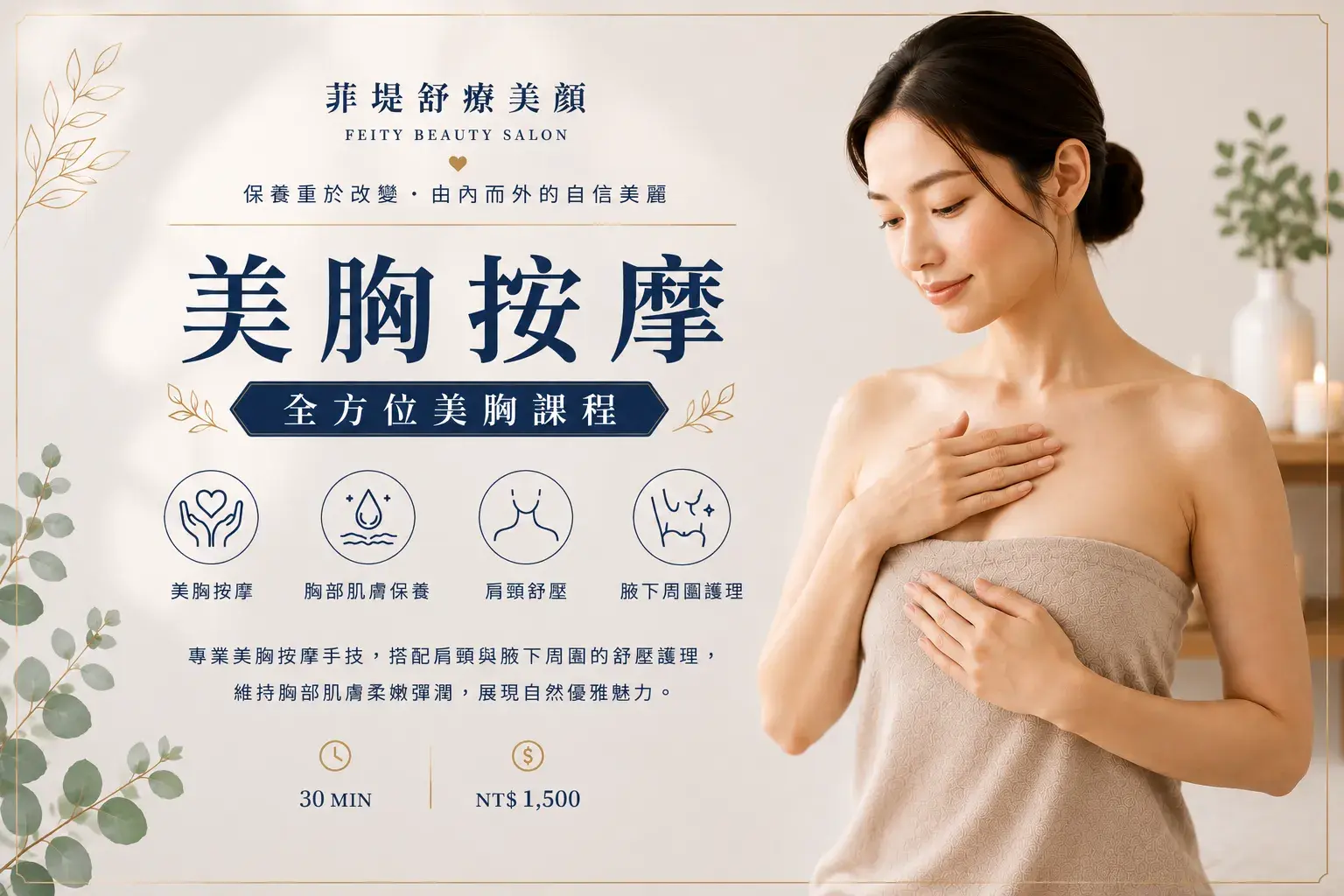 美胸按摩是什麼？美胸按摩功效、價格、適合族群與台南推薦一次了解